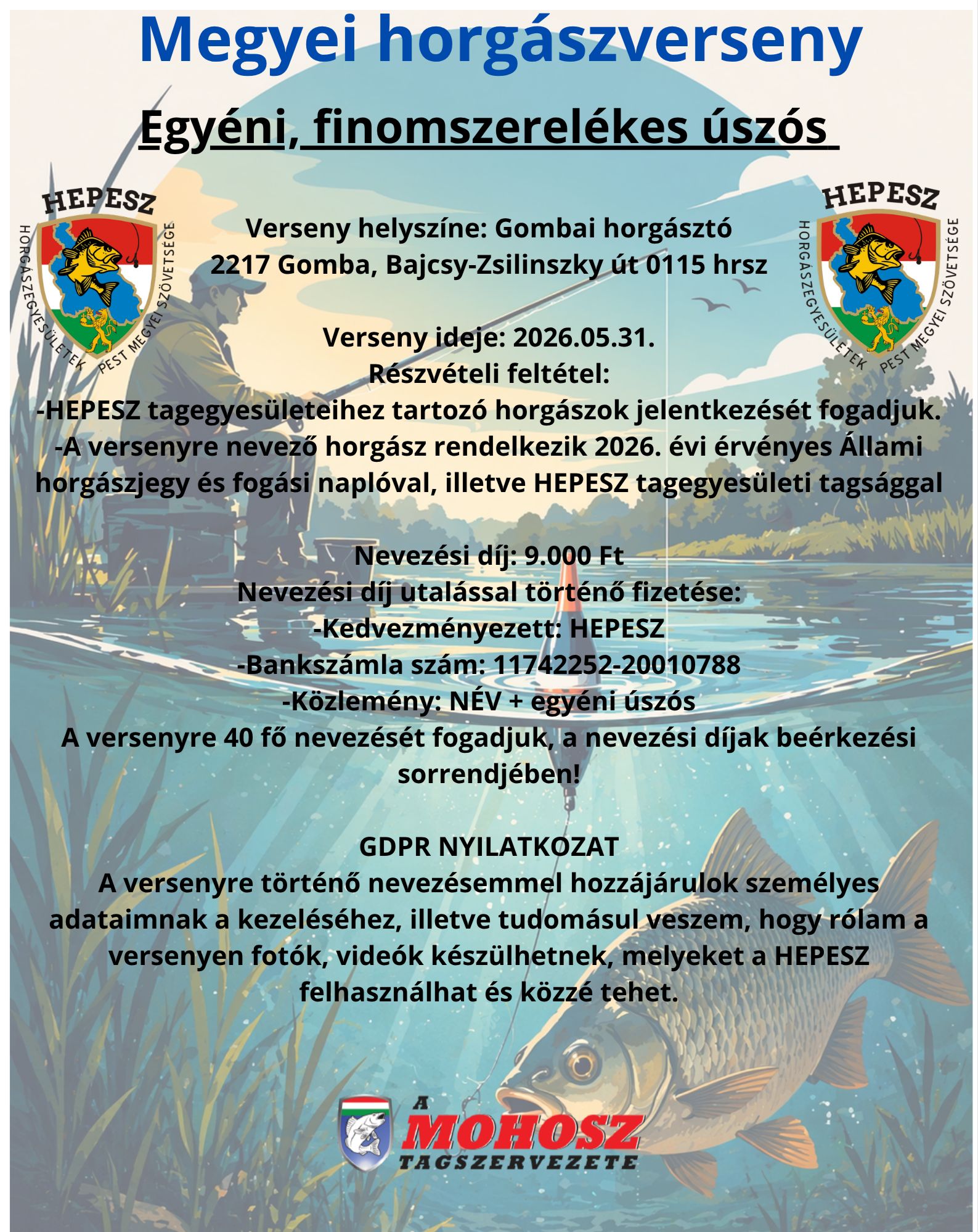 676582643_934524769290515_2367337813527229405_n Megyei Horgászverseny - Egyéni finomszerelékes úszós